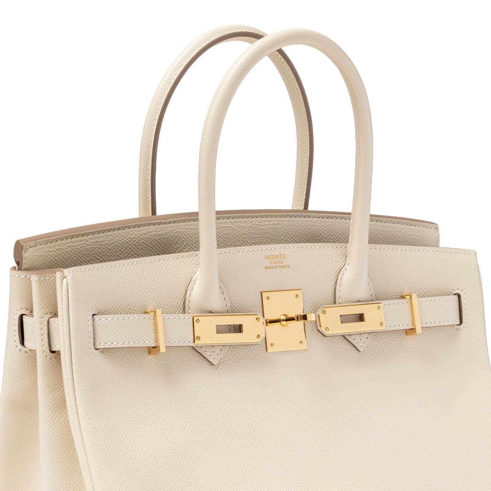 Hermès Birkin 30 Craie Epsom Gold Hardware