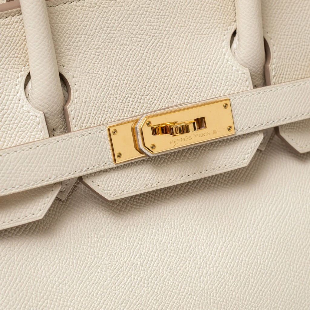 Hermès Birkin 30 Craie Epsom Gold Hardware
