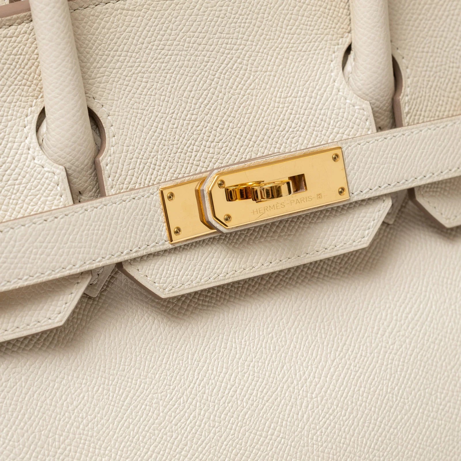 Hermès Birkin 30 Craie Epsom Gold Hardware