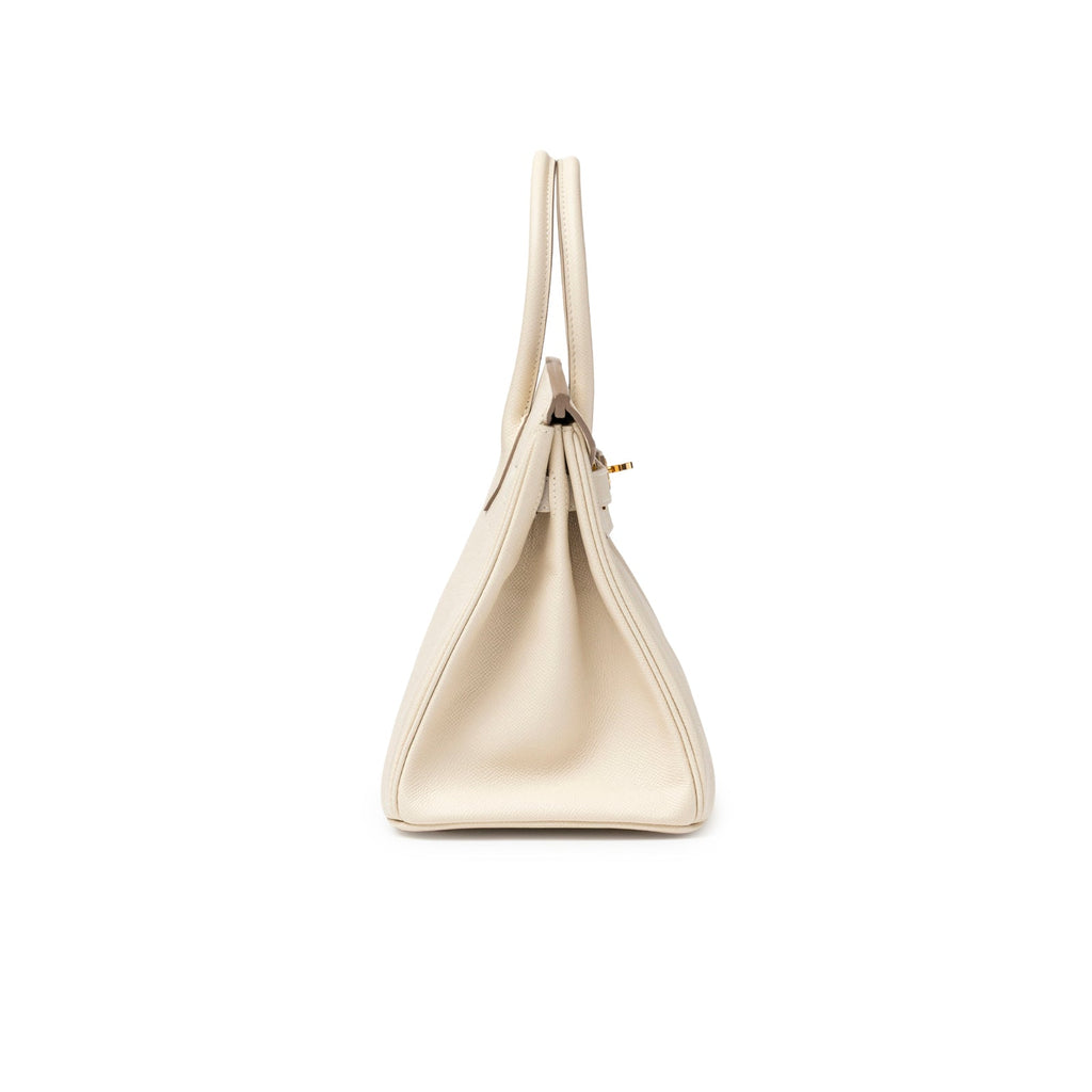 Hermès Birkin 30 Craie Epsom Gold Hardware