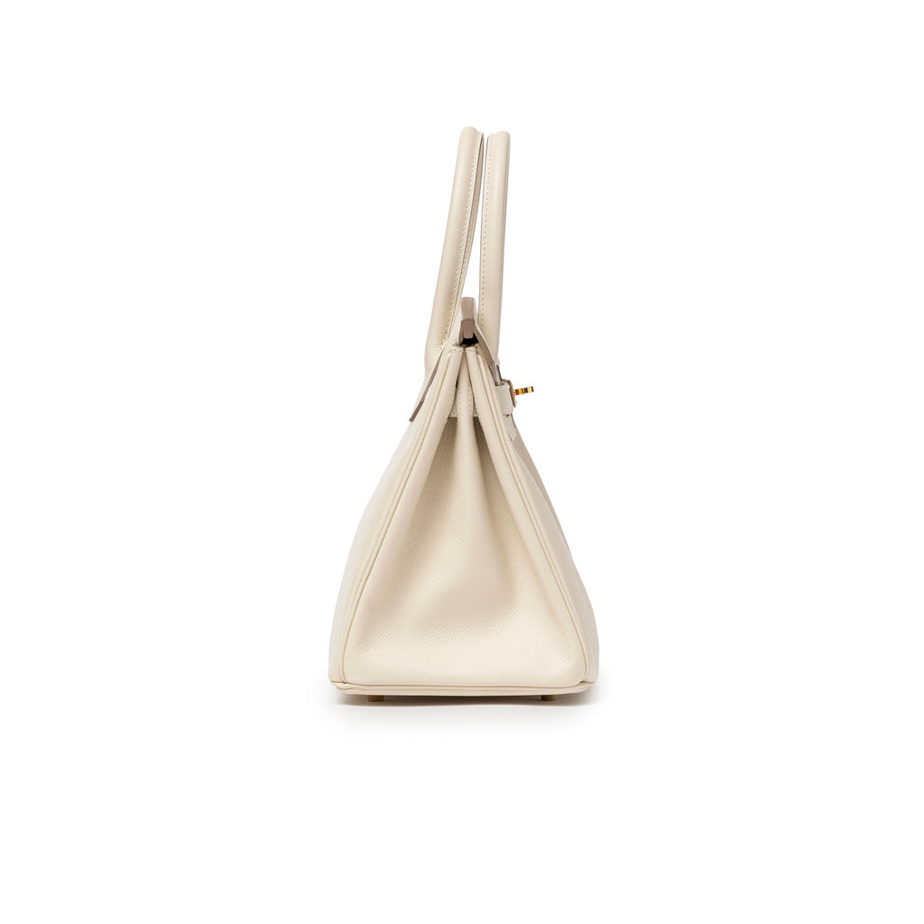 Hermès Birkin 30 Craie Epsom Gold Hardware