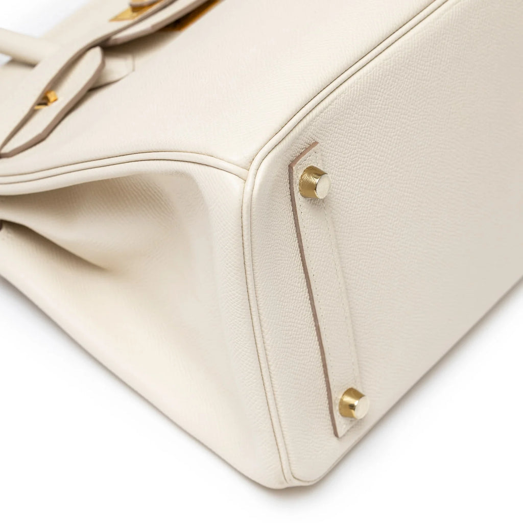 Hermès Birkin 30 Craie Epsom Gold Hardware