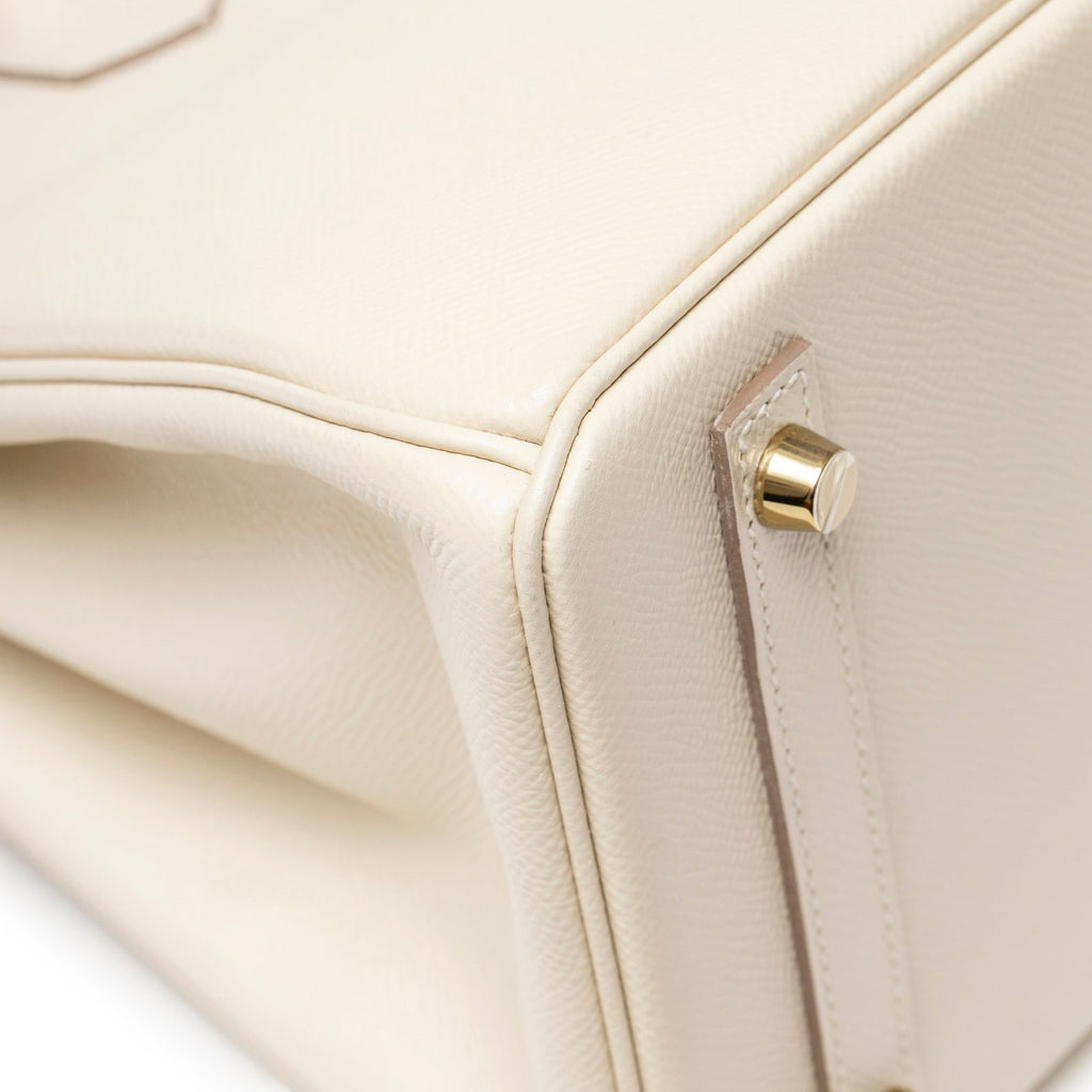 Hermès Birkin 30 Craie Epsom Gold Hardware