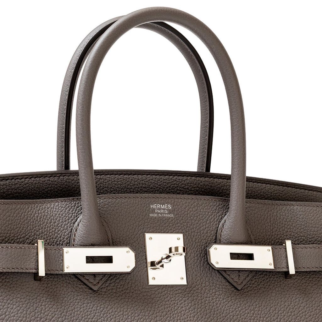 Hermès Birkin 30 Etain Togo Palladium Hardware