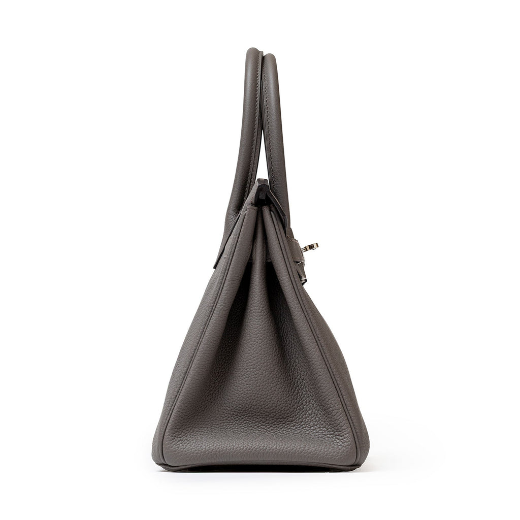 Hermès Birkin 30 Etain Togo Palladium Hardware