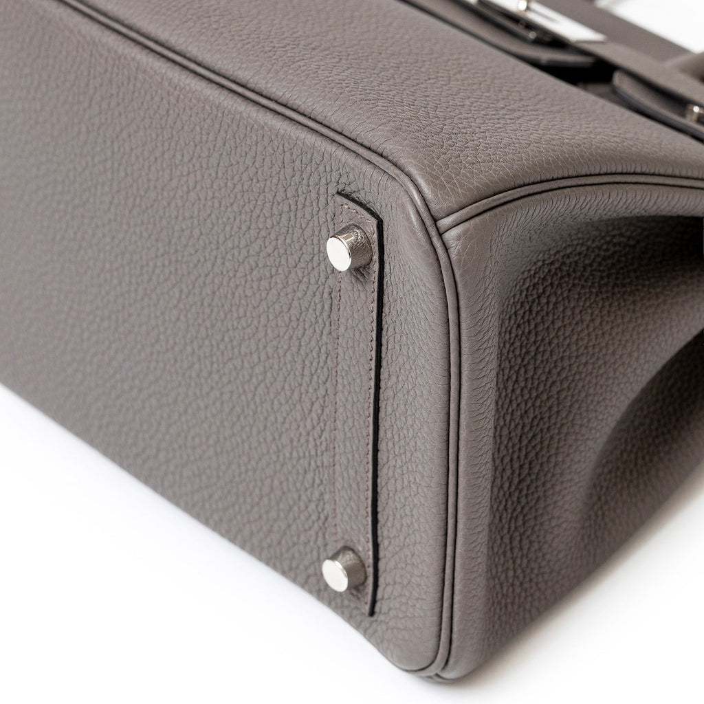 Hermès Birkin 30 Etain Togo Palladium Hardware