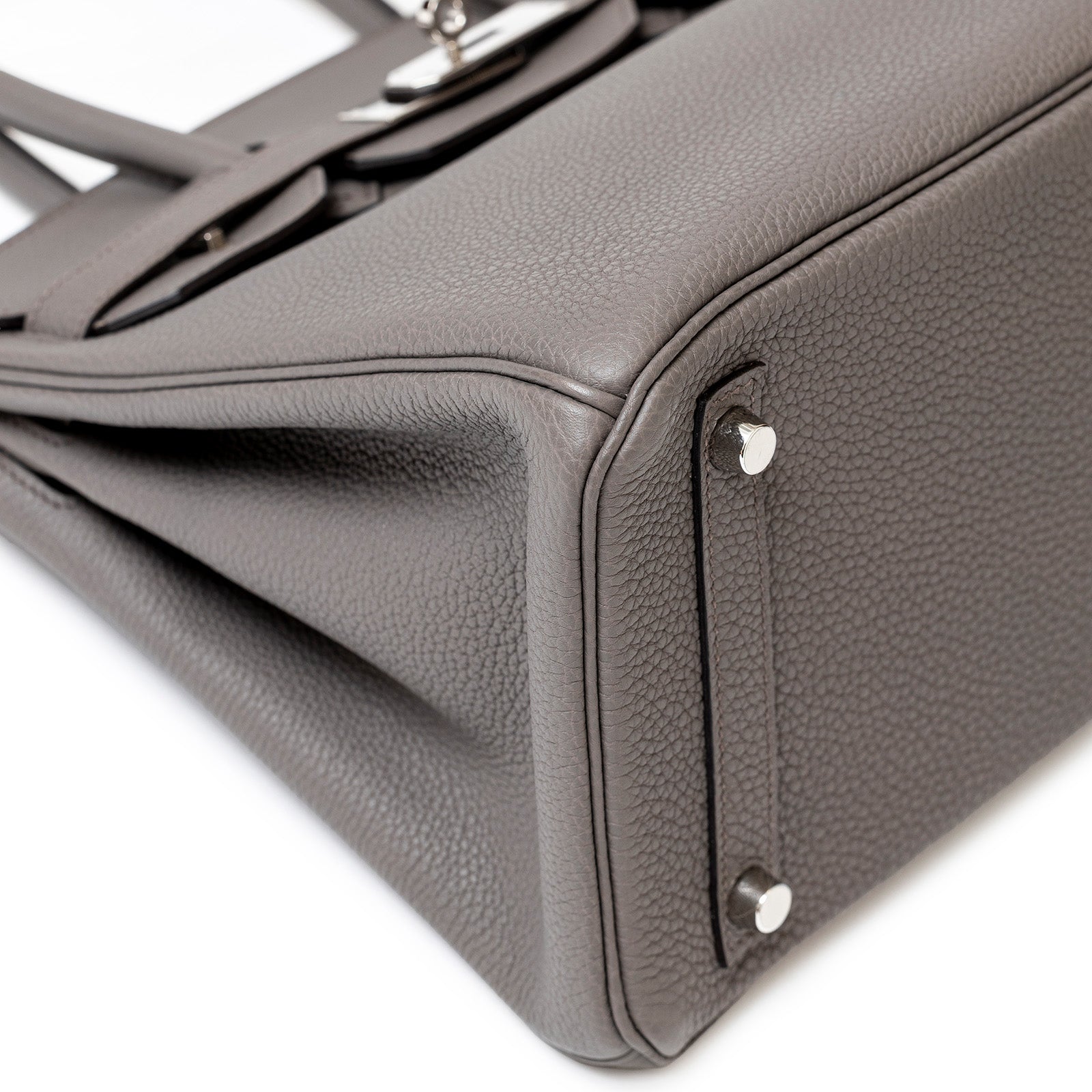 Hermès Birkin 30 Etain Togo Palladium Hardware