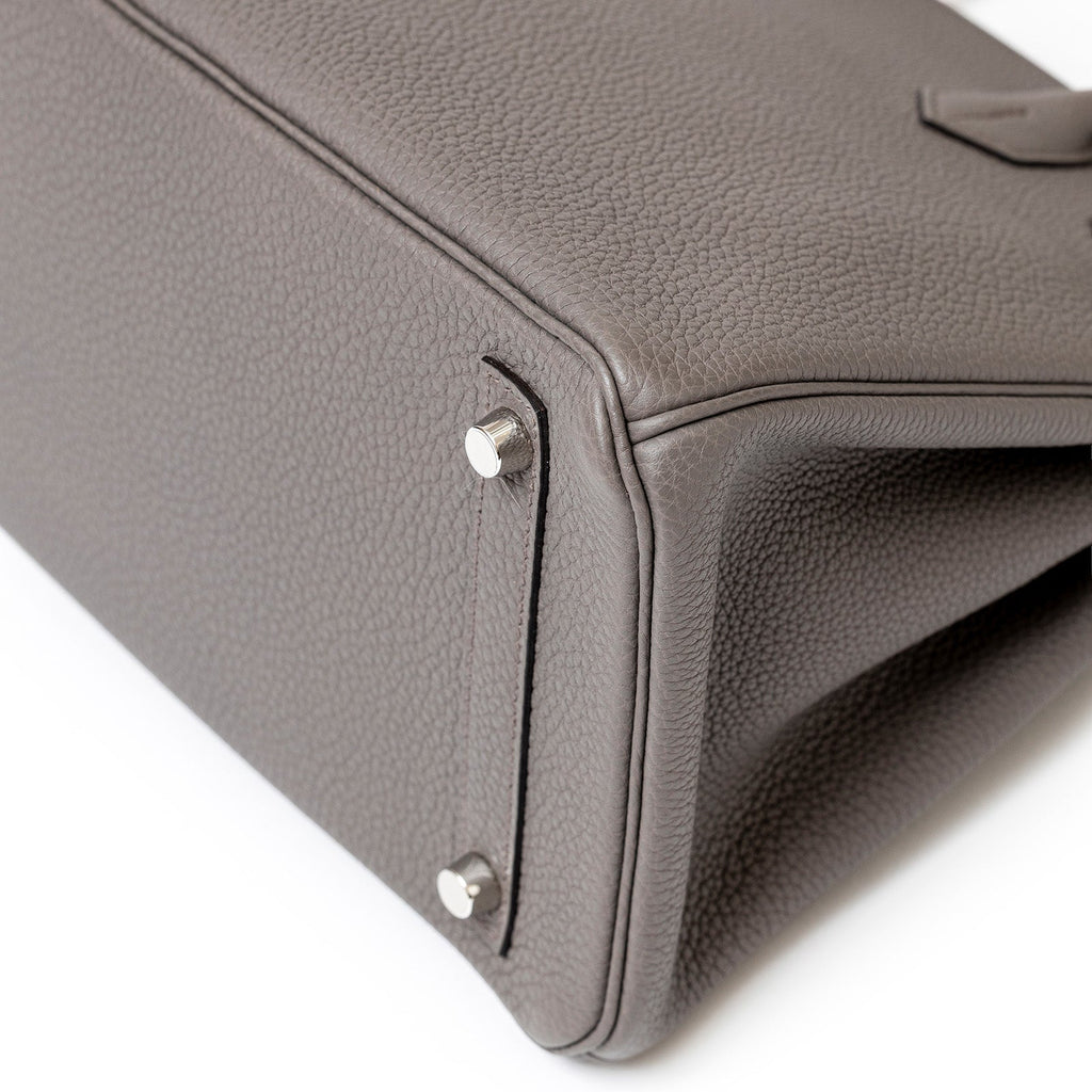 Hermès Birkin 30 Etain Togo Palladium Hardware