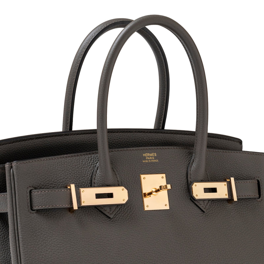 Hermès Birkin 30 Etain Togo Rose Gold Hardware