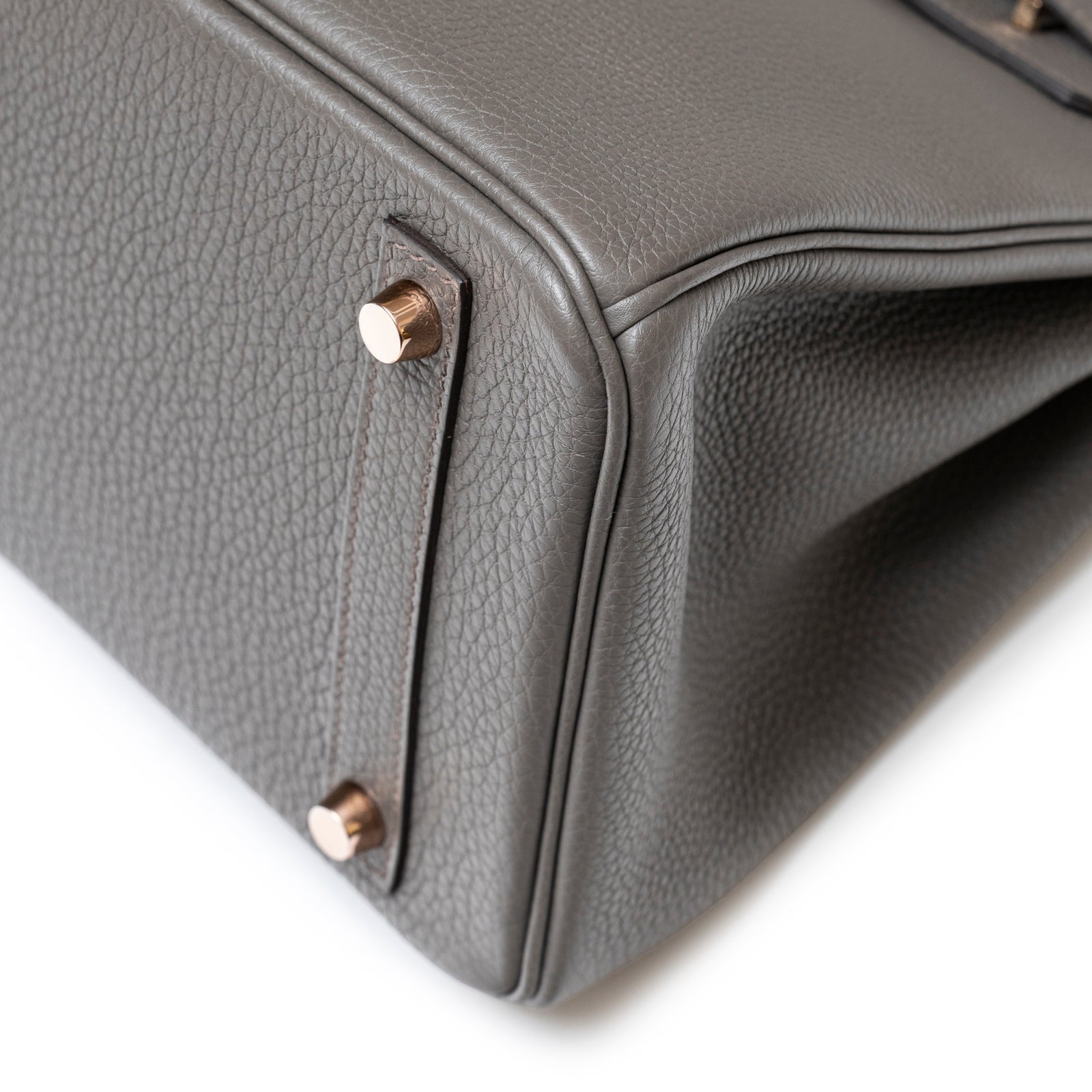 Hermès Birkin 30 Etain Togo Rose Gold Hardware