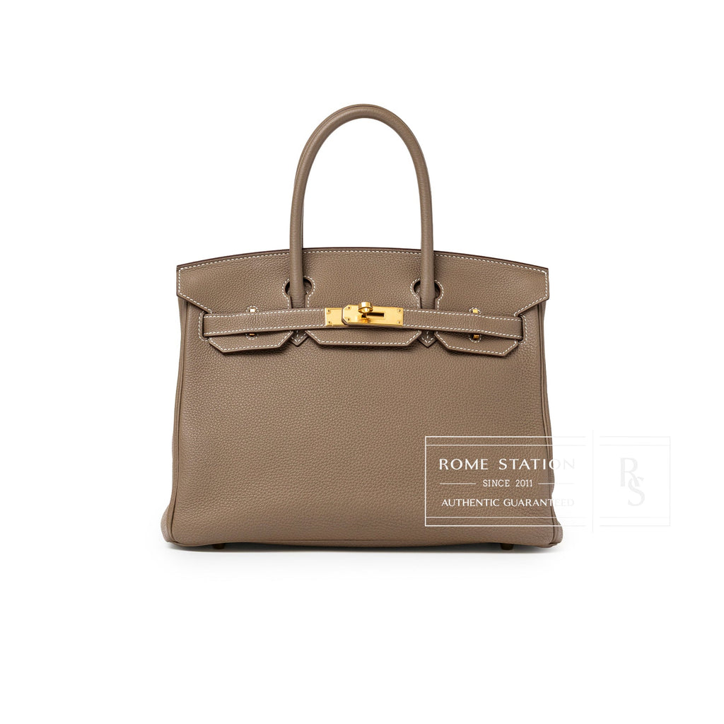 Hermès Birkin 30 Etoupe Togo Gold Hardware