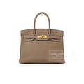 Hermès Birkin 30 Etoupe Togo Gold Hardware