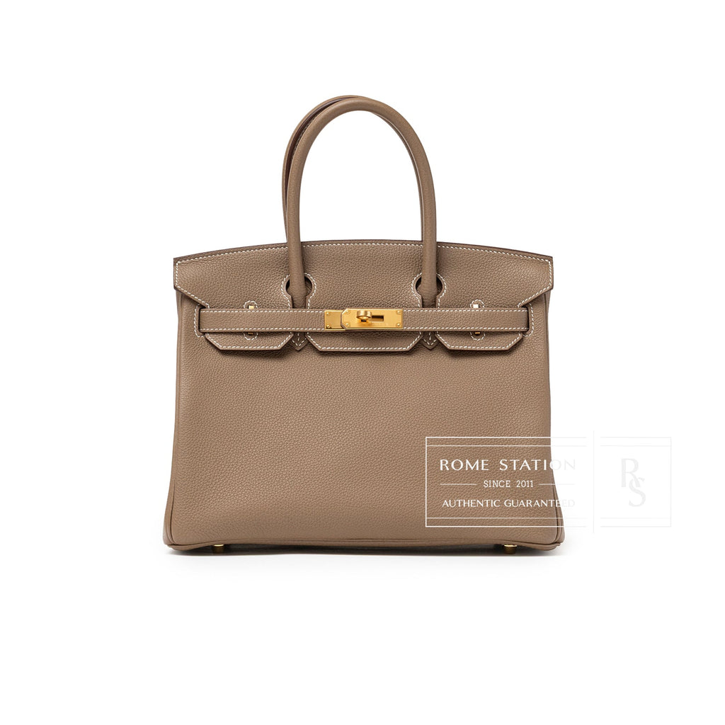 Hermès Birkin 30 Etoupe Togo Gold Hardware