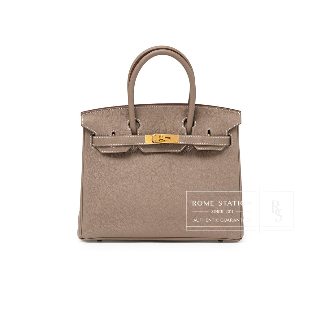 Hermès Birkin 30 Etoupe Togo Gold Hardware