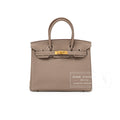 Hermès Birkin 30 Etoupe Togo Gold Hardware