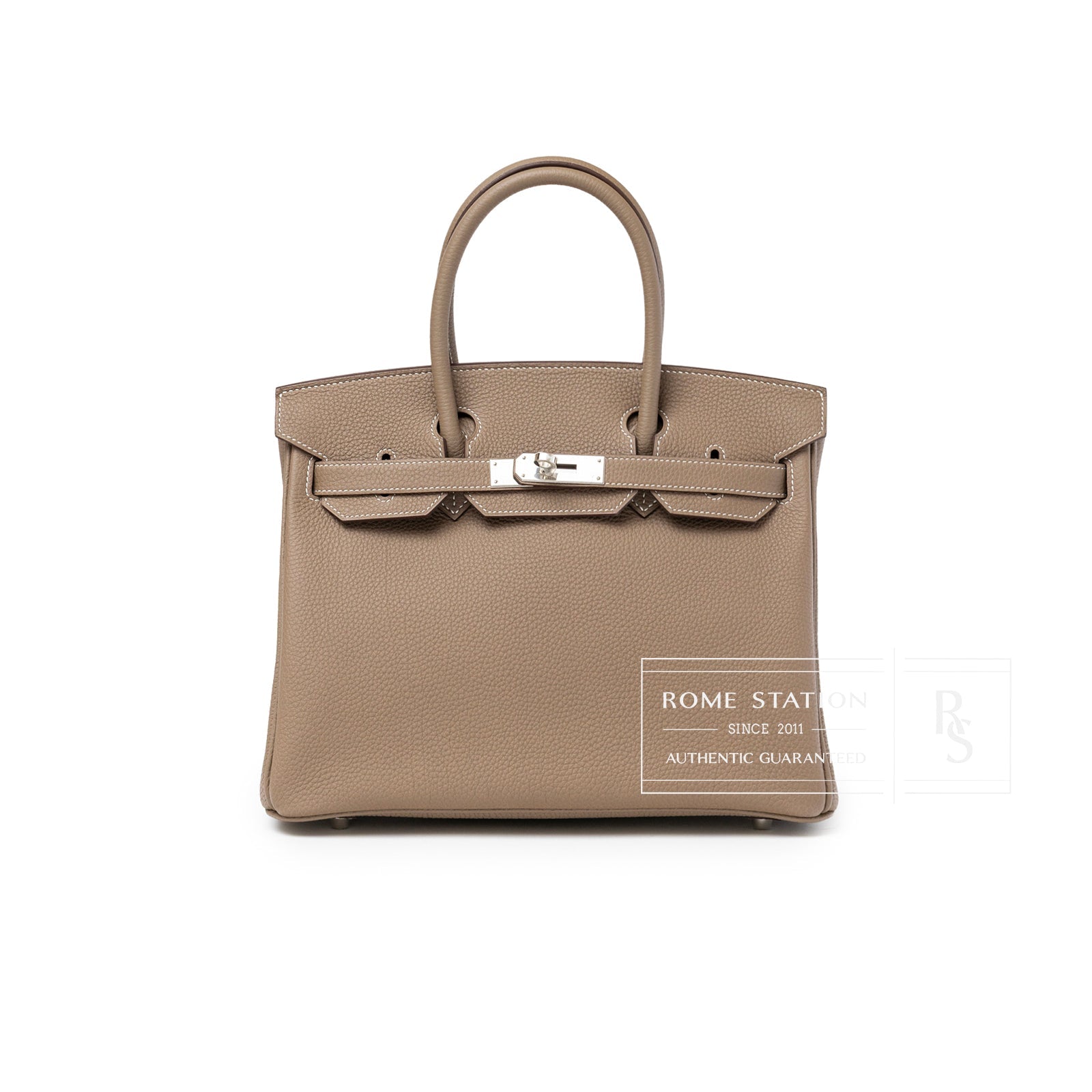 Hermès Birkin 30 Etoupe Togo Palladium Hardware