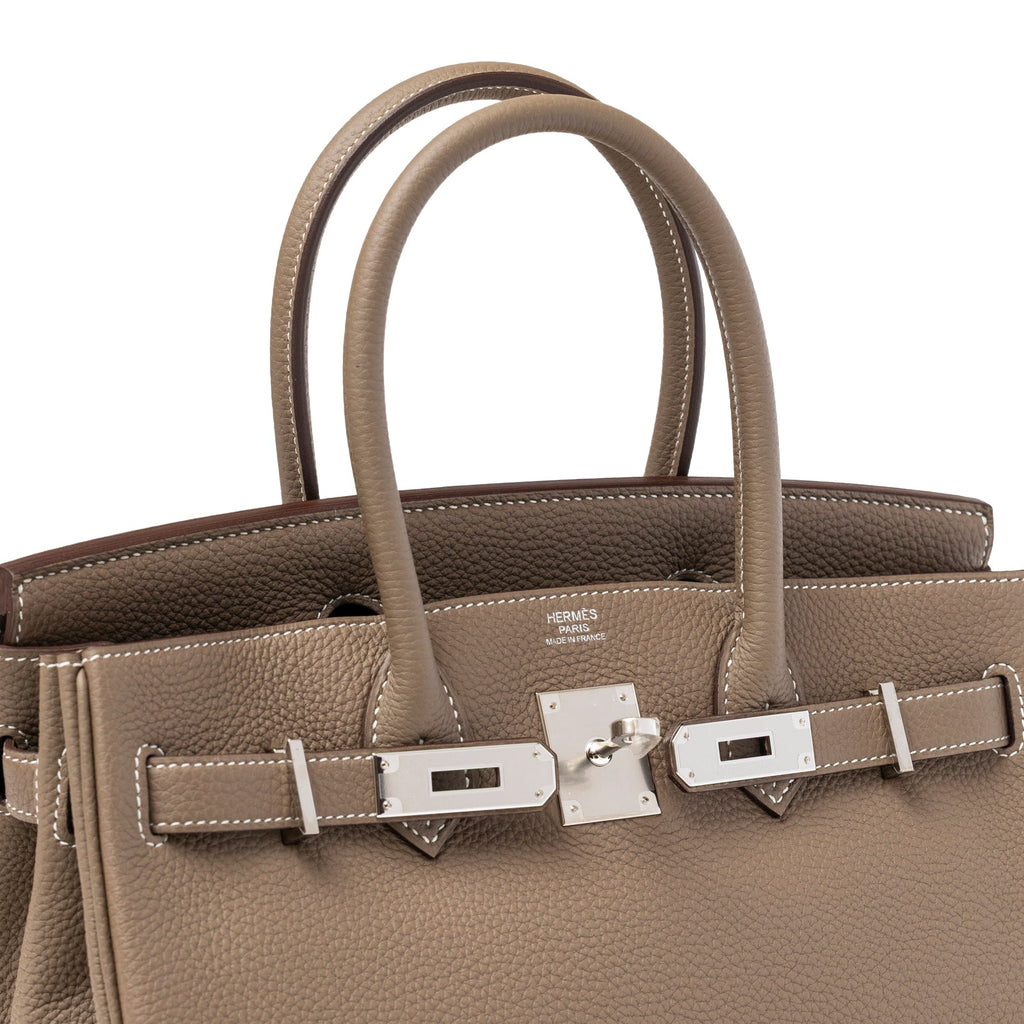 Hermès Birkin 30 Etoupe Togo Palladium Hardware