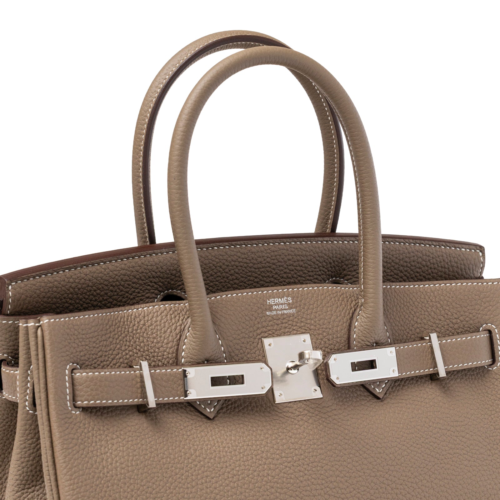 Hermès Birkin 30 Etoupe Togo Palladium Hardware