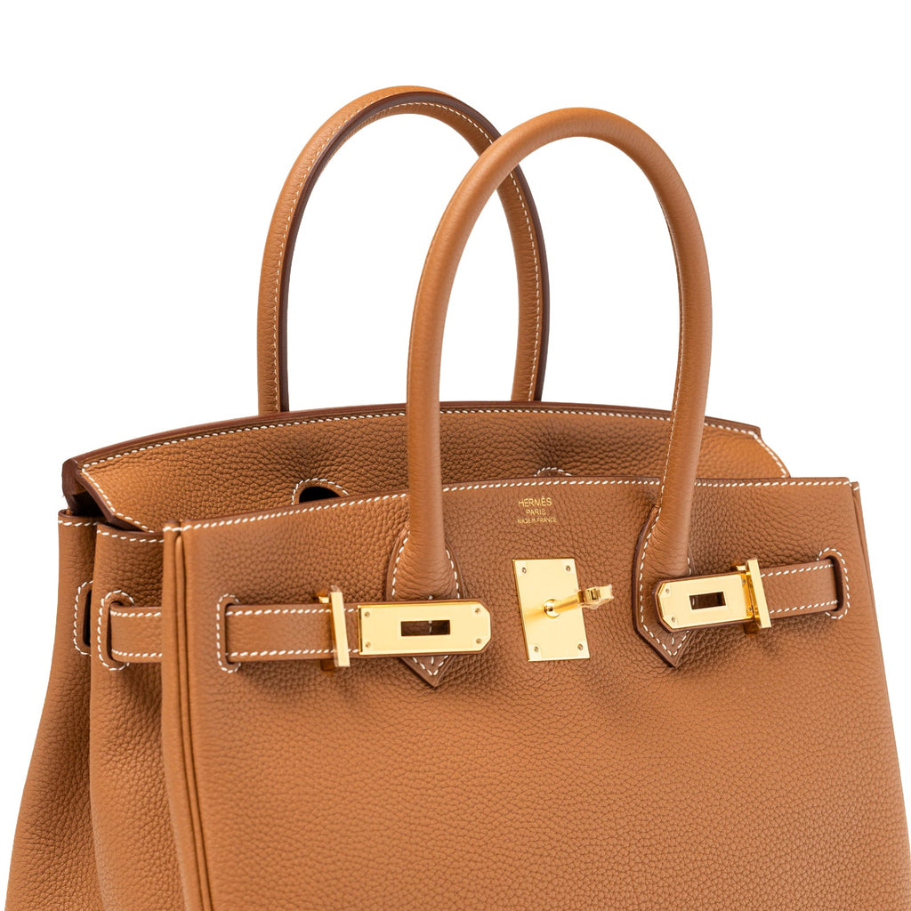Hermès Birkin 30 Gold Togo Gold Hardware