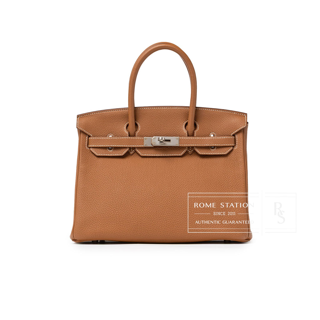 Hermès Birkin 30 Gold Togo Palladium Hardware