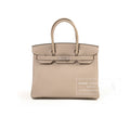 Hermès Birkin 30 Gris Asphalte Togo Palladium Hardware