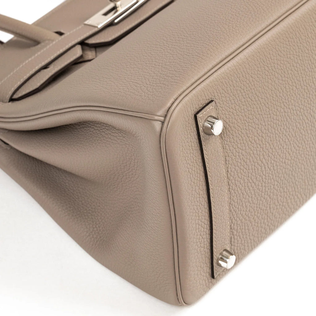 Hermès Birkin 30 Gris Asphalte Togo Palladium Hardware