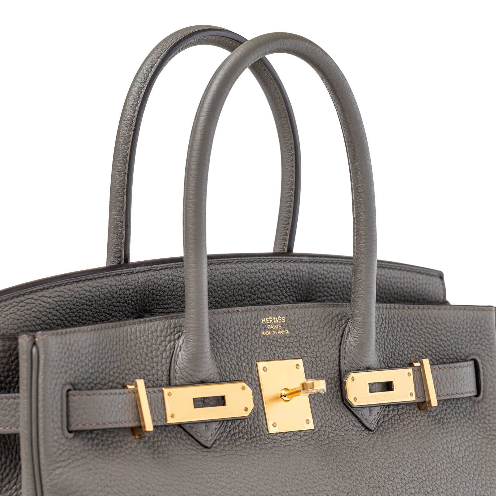 Hermès Birkin 30 Gris Meyer Togo Gold Hardware