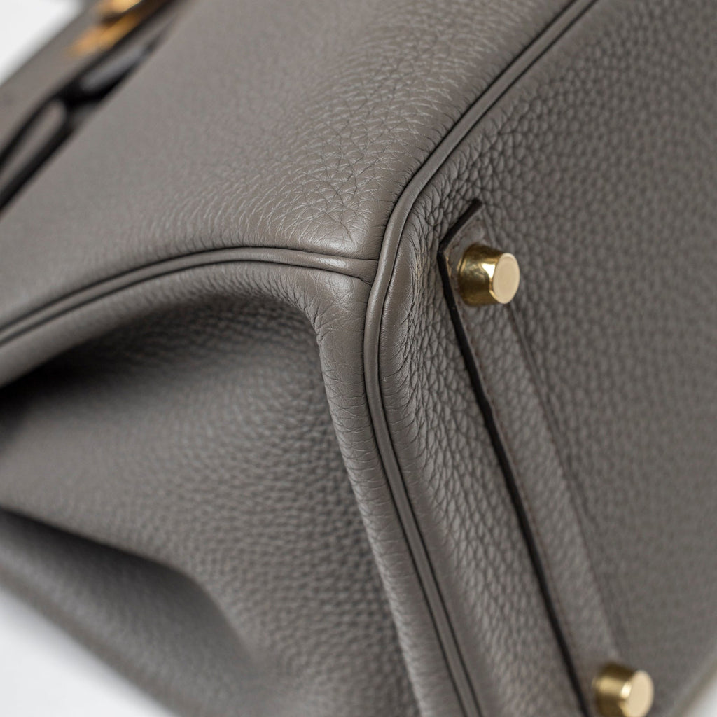 Hermès Birkin 30 Gris Meyer Togo Gold Hardware