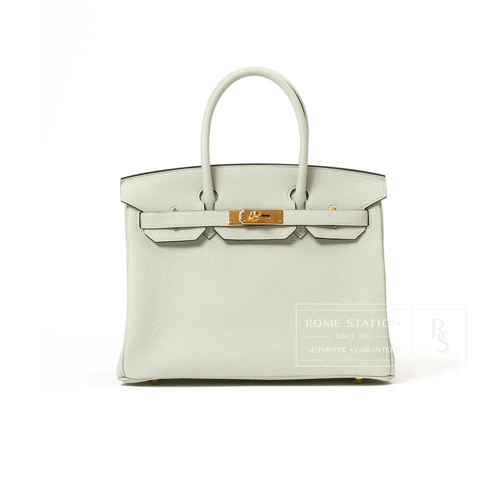 Hermès Birkin 30 Gris Neve Togo Gold Hardware