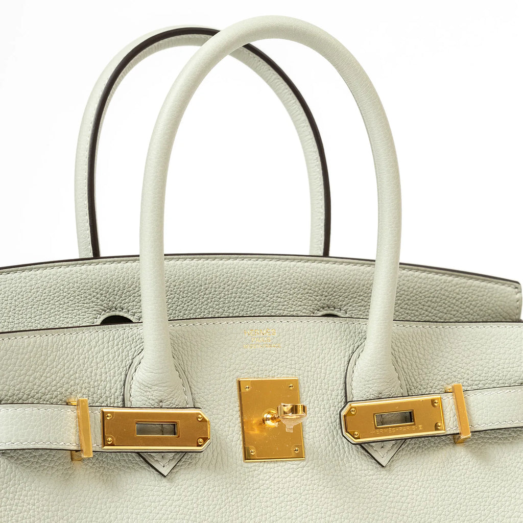 Hermès Birkin 30 Gris Neve Togo Gold Hardware