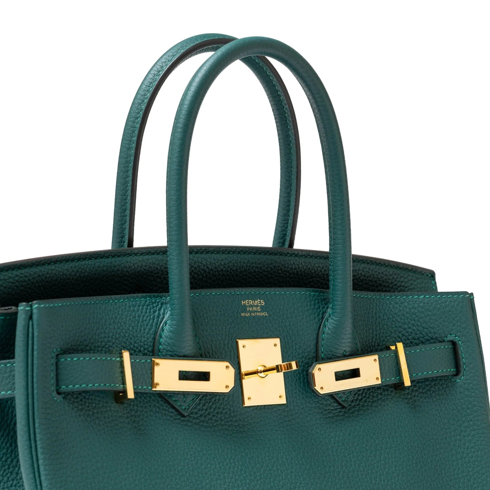 Hermès Birkin 30 Malachite Togo Gold Hardware