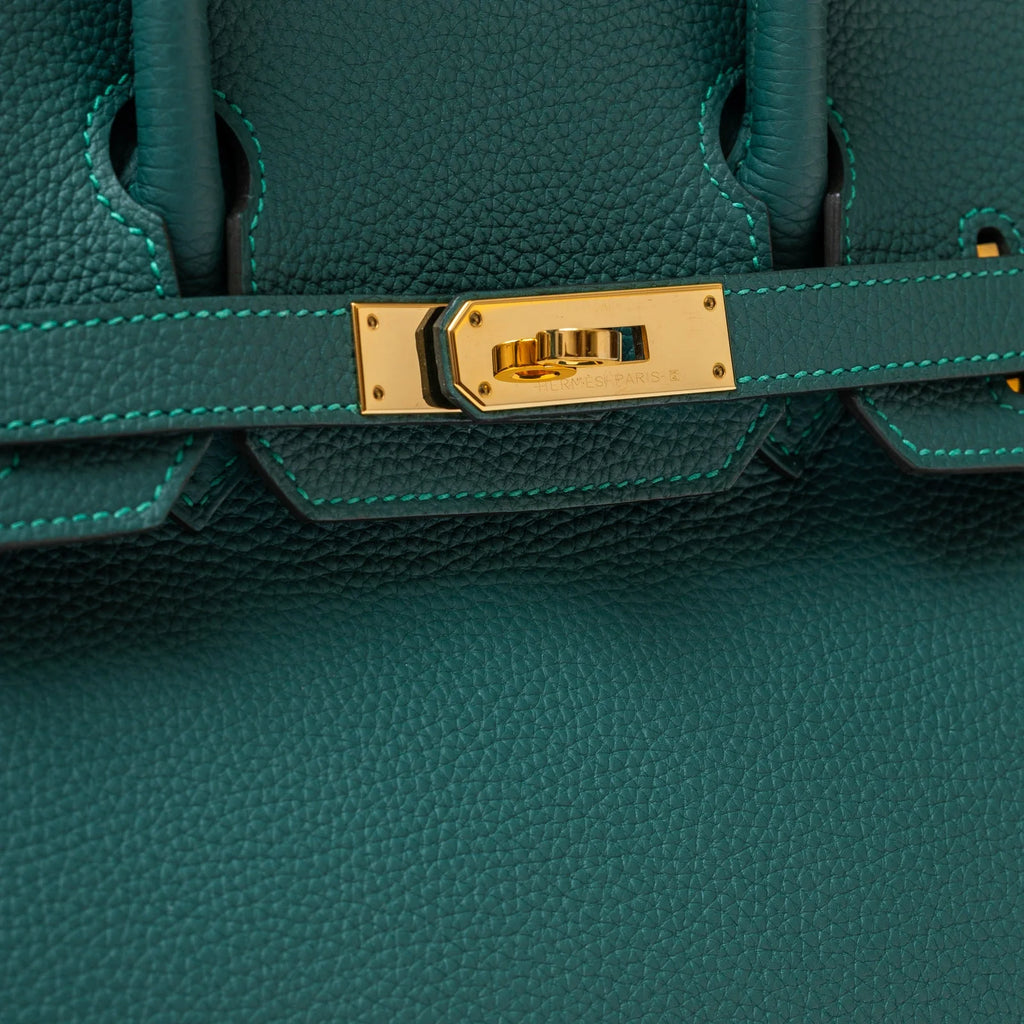 Hermès Birkin 30 Malachite Togo Gold Hardware