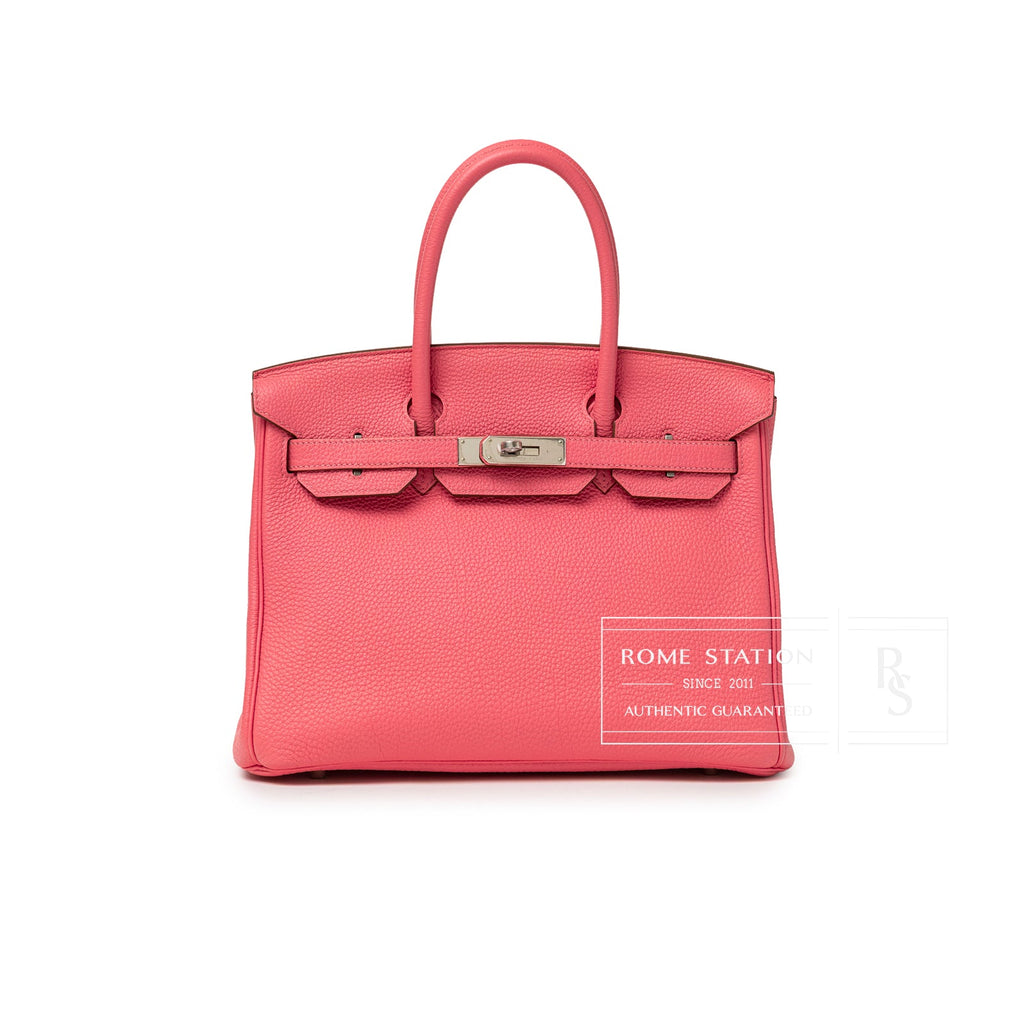 Hermès Birkin 30 Rose Lipstick Togo Palladium Hardware