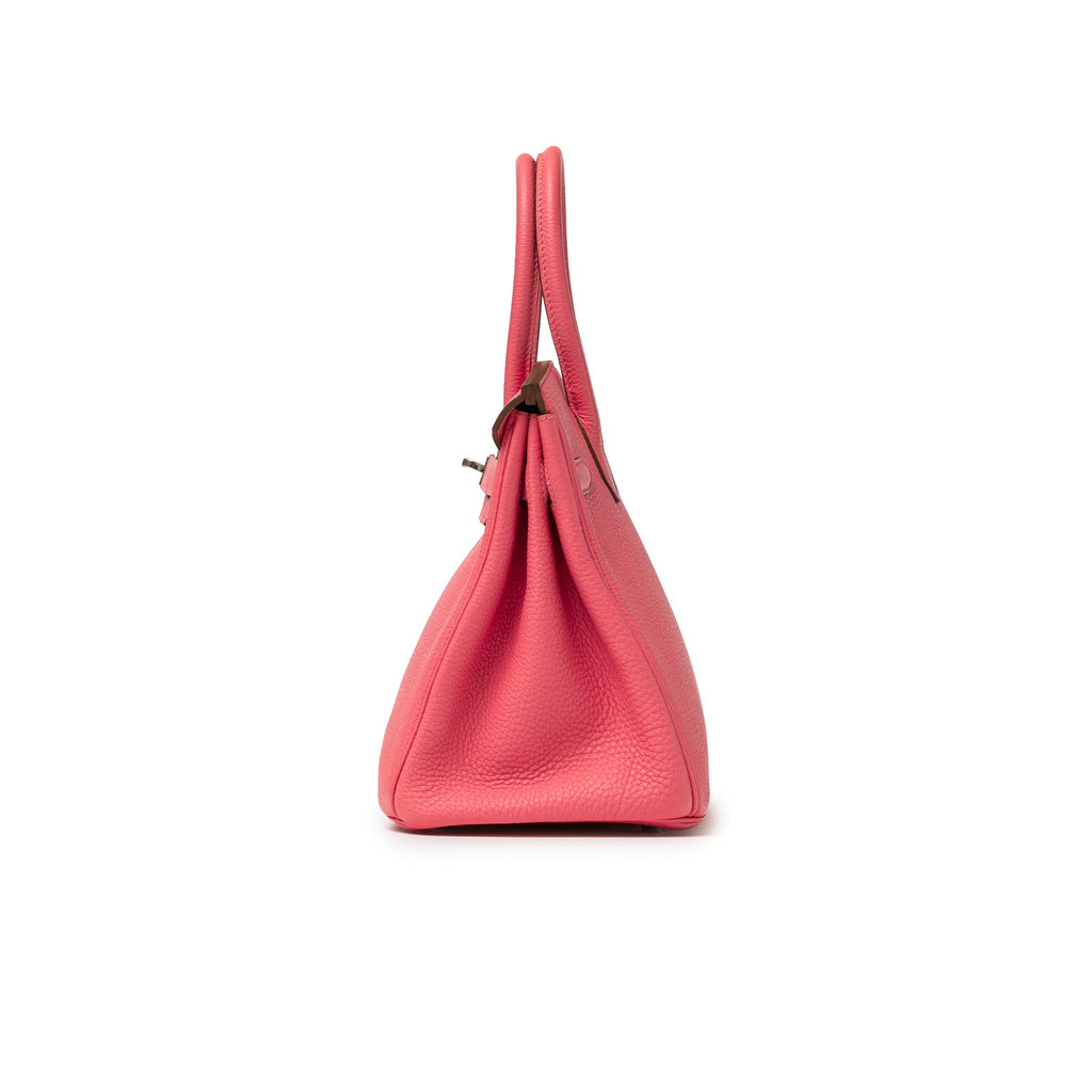Hermès Birkin 30 Rose Lipstick Togo Palladium Hardware