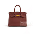 Hermès Birkin 30 Rouge H Togo Gold Hardware