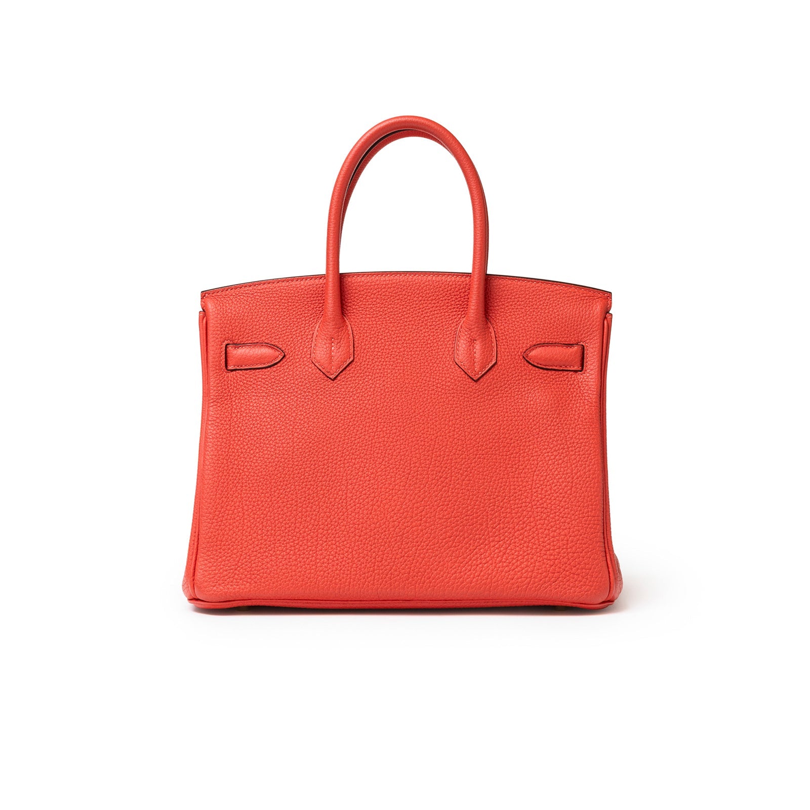 Hermès Birkin 30 Rouge Pivoine Clemence Gold Hardware