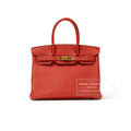 Hermès Birkin 30 Rouge Togo Gold Hardware