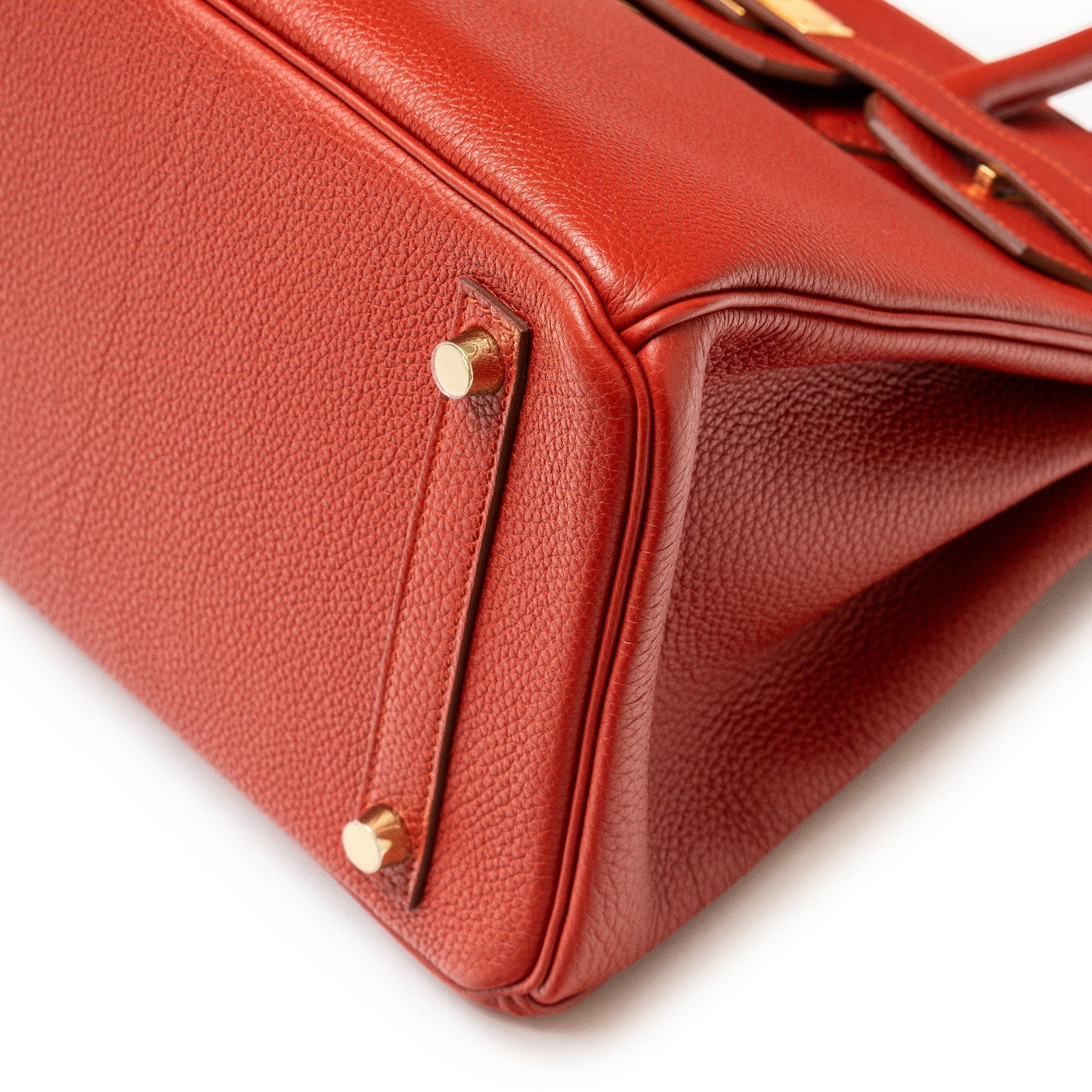 Hermès Birkin 30 Rouge Togo Gold Hardware