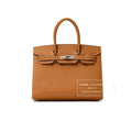 Hermès Birkin 30 Sellier Gold Epsom Palladium Hardware