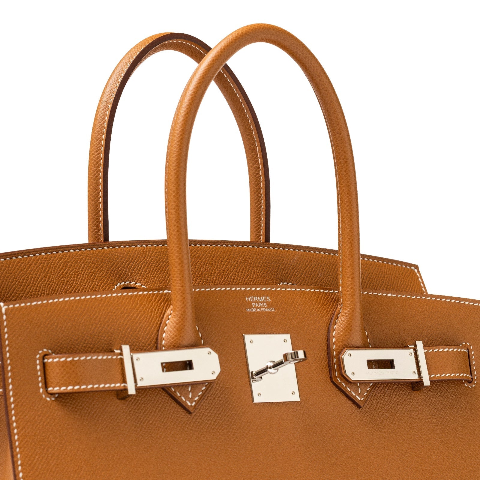 Hermès Birkin 30 Sellier Gold Epsom Palladium Hardware