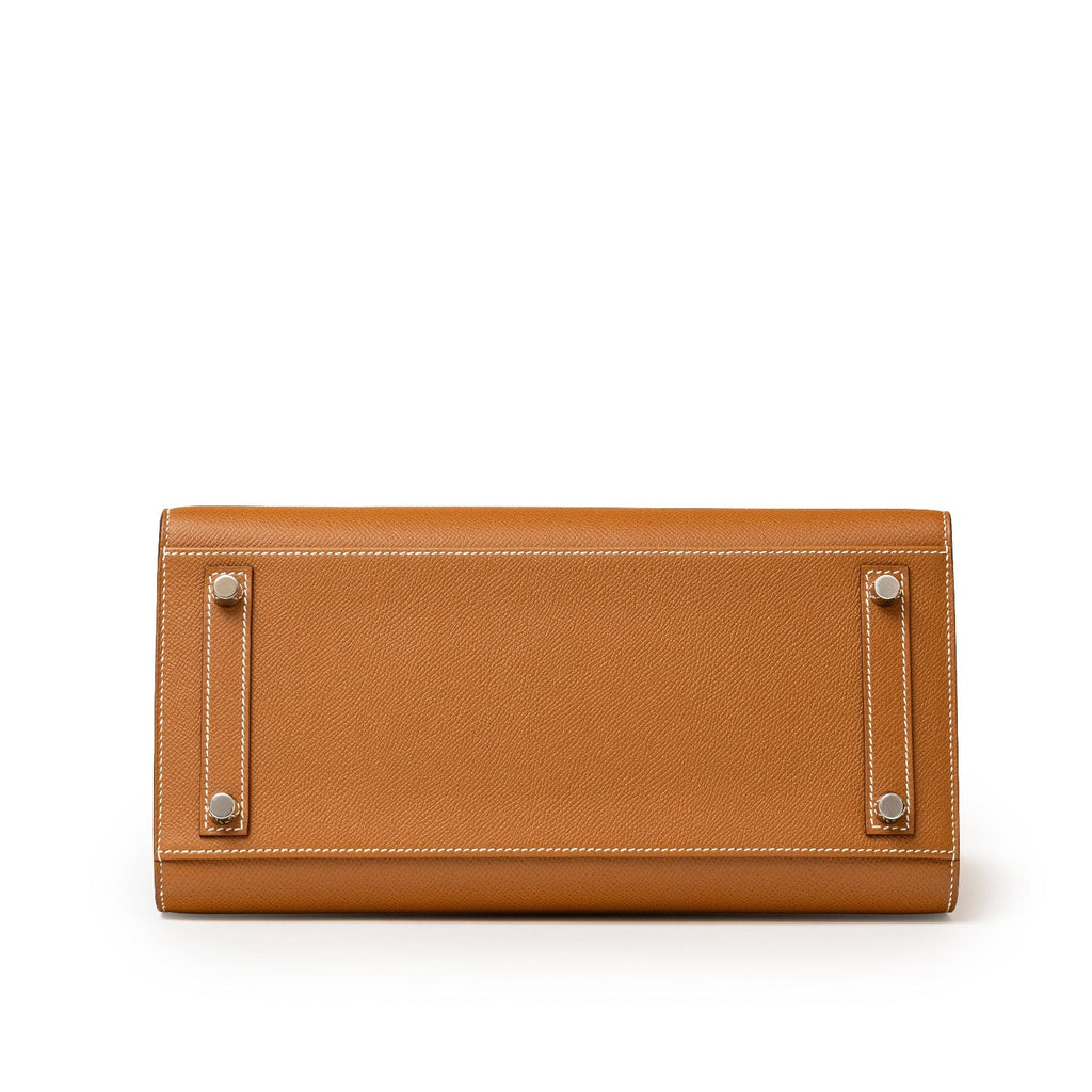 Hermès Birkin 30 Sellier Gold Epsom Palladium Hardware