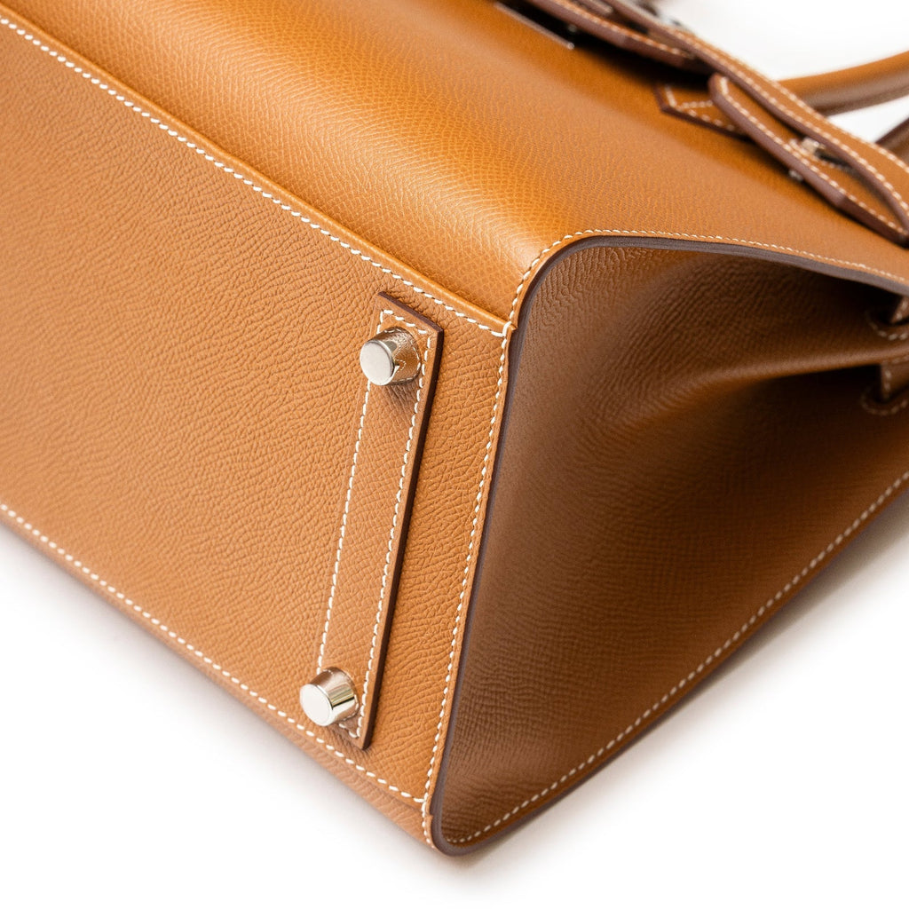 Hermès Birkin 30 Sellier Gold Epsom Palladium Hardware