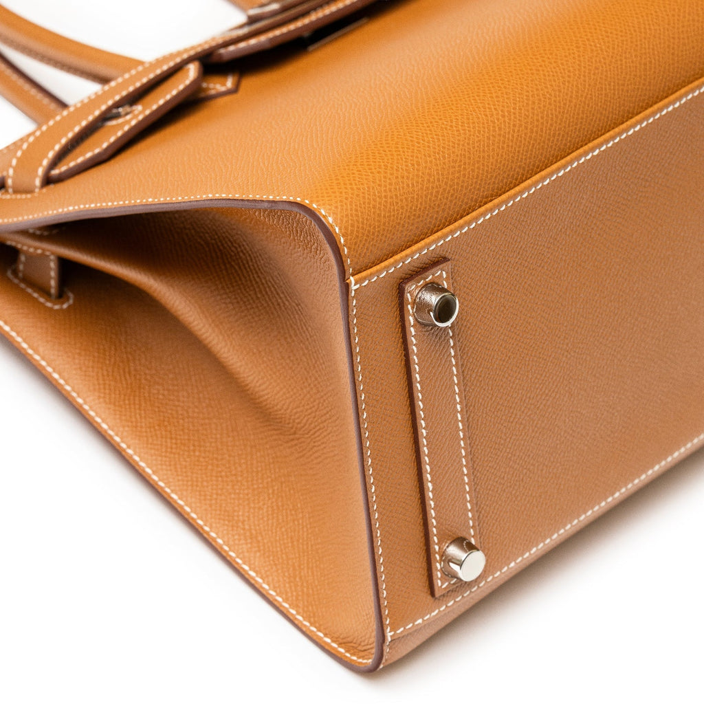 Hermès Birkin 30 Sellier Gold Epsom Palladium Hardware