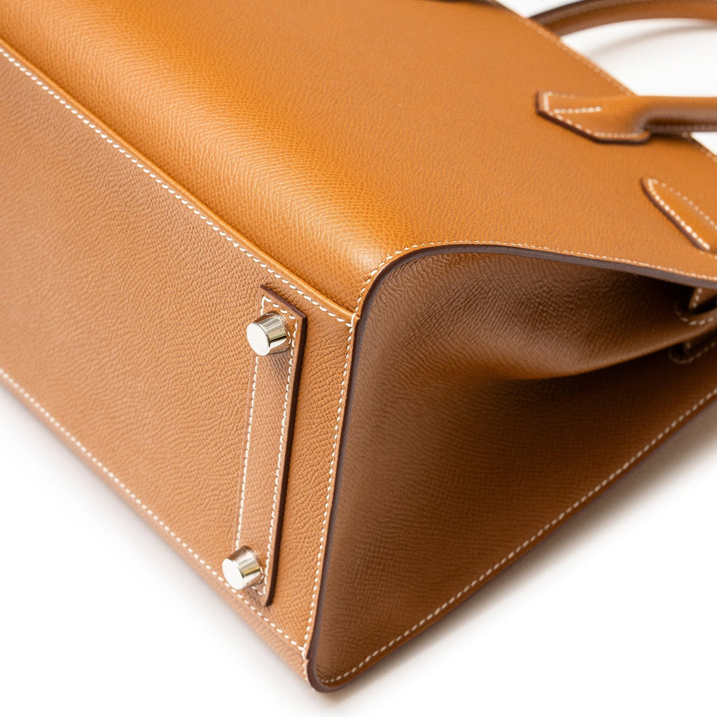 Hermès Birkin 30 Sellier Gold Epsom Palladium Hardware