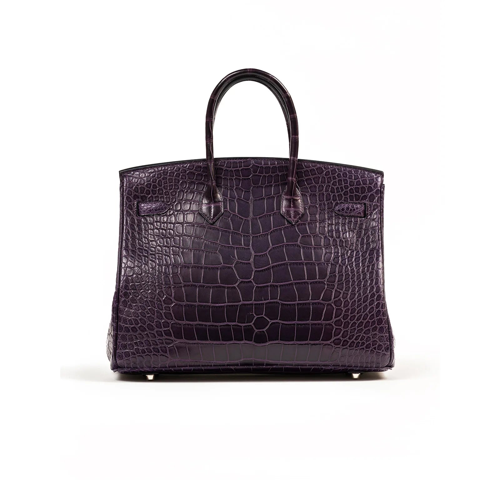 Hermès Birkin 35 Amethyste Matte Alligator Palladium Hardware