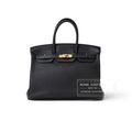 Hermès Birkin 35 Black Togo Gold Hardware