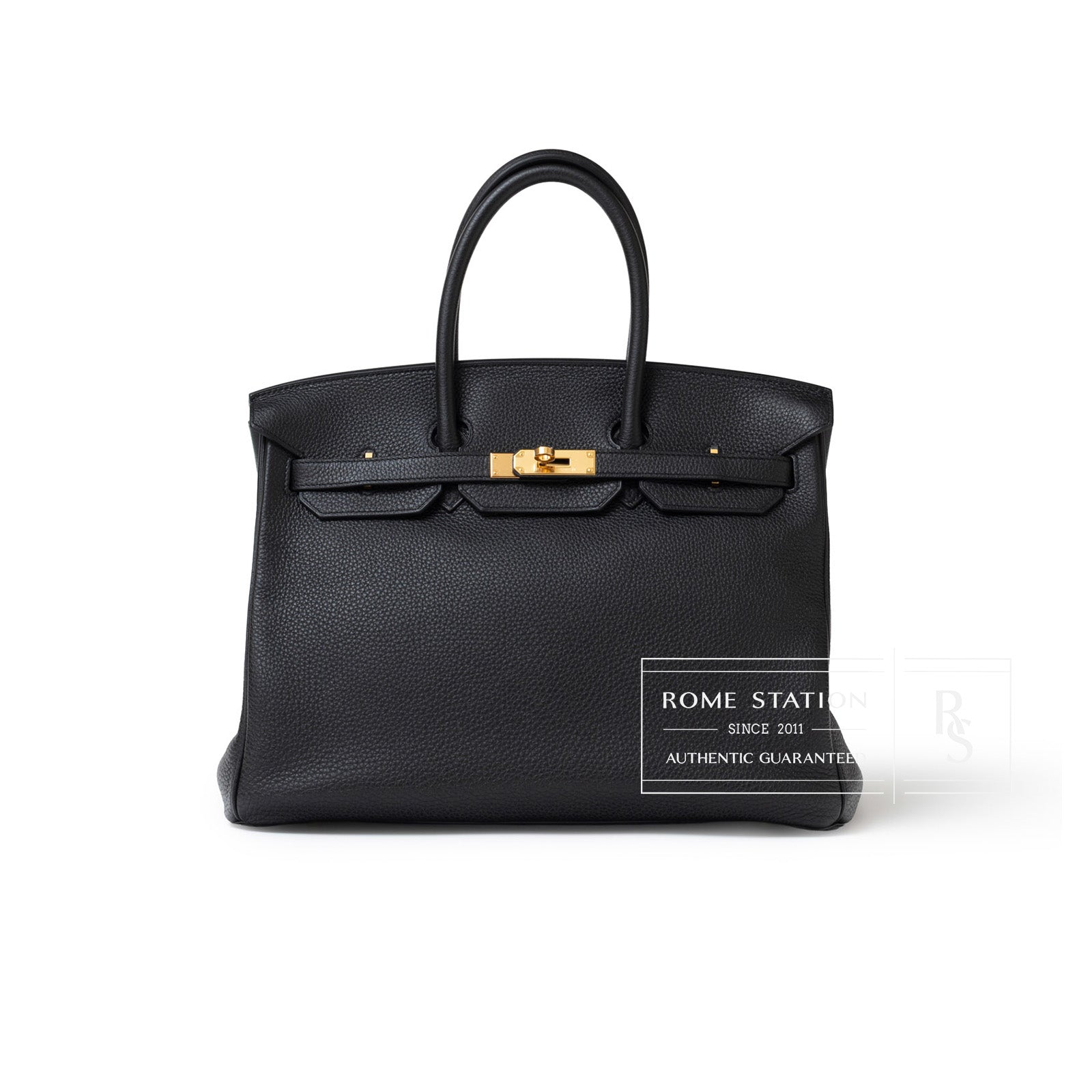 Hermès Birkin 35 Black Togo Gold Hardware