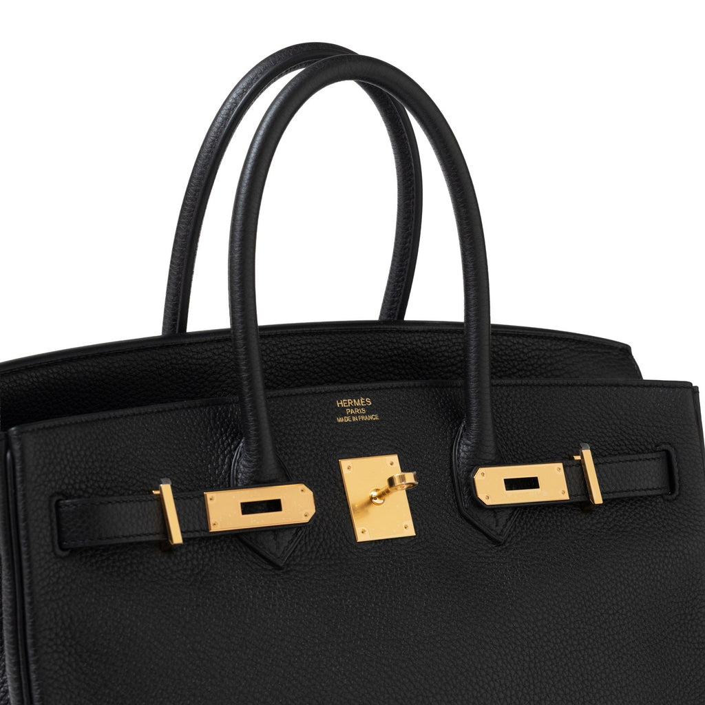 Hermès Birkin 35 Black Togo Gold Hardware