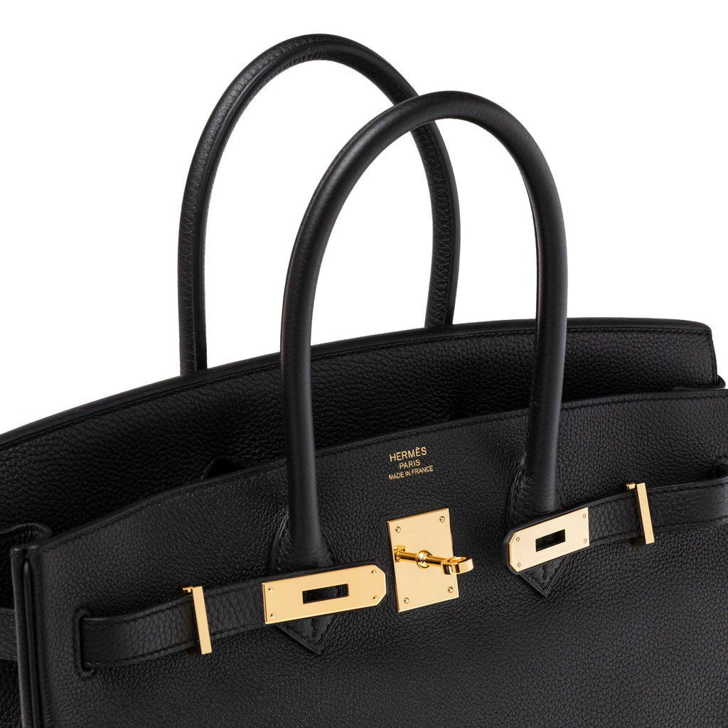 Hermès Birkin 35 Black Togo Gold Hardware