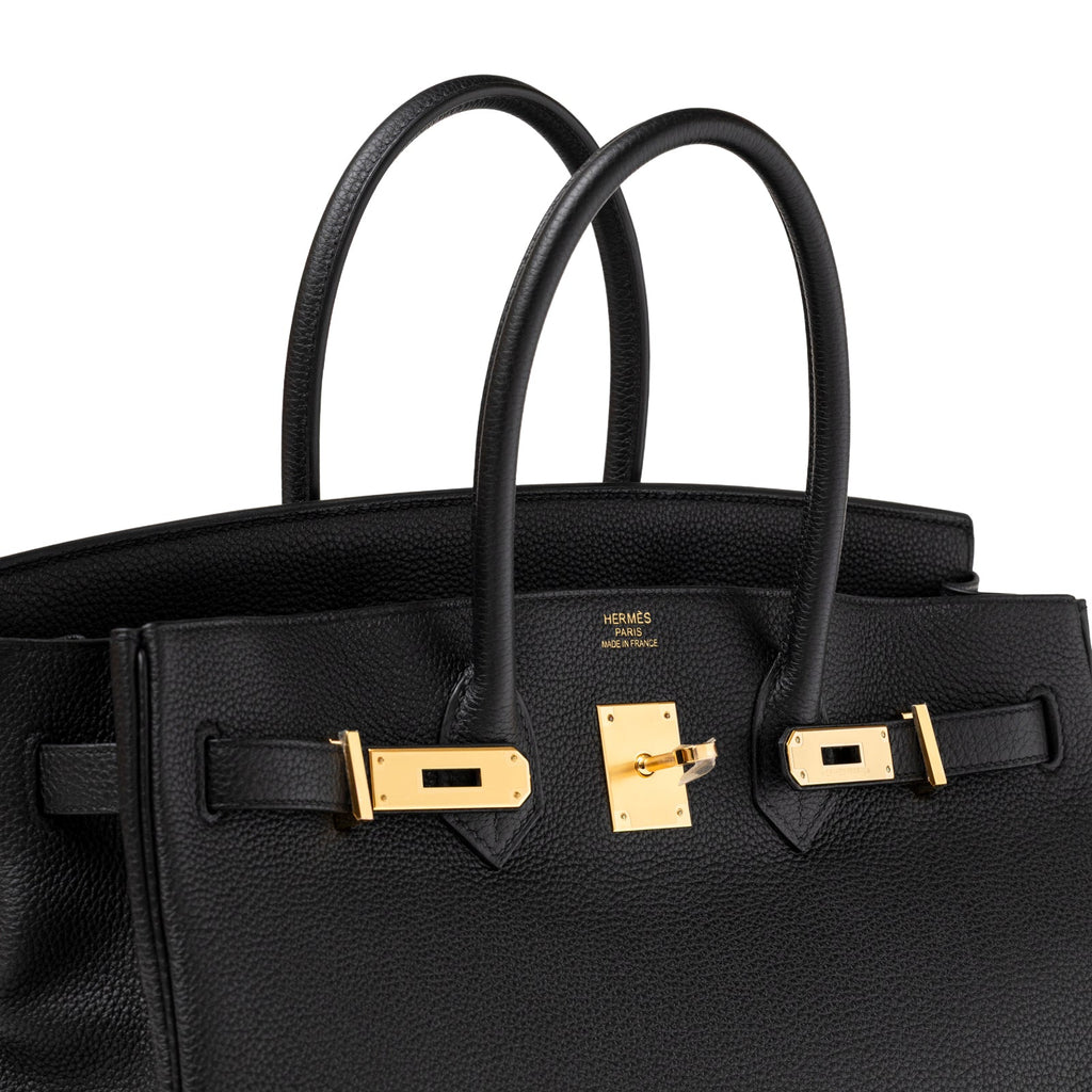 Hermès Birkin 35 Black Togo Gold Hardware
